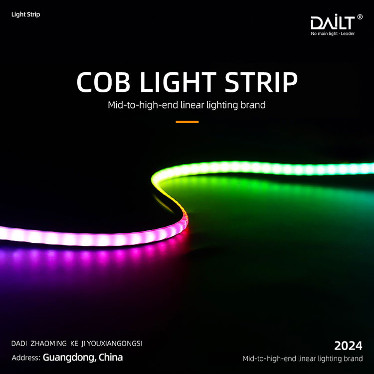 A COB Magic Light Strip é a solução definitiva para iluminação ambiente moderna